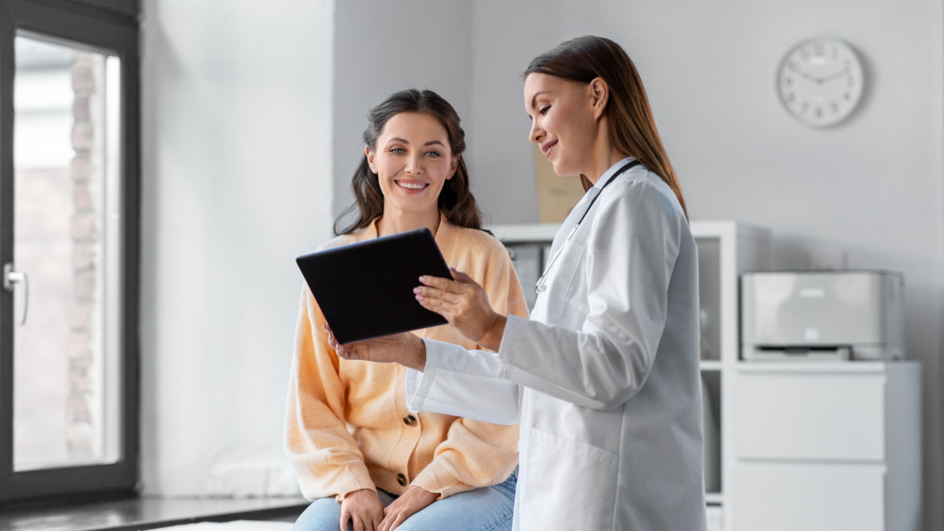Urinary Tract Infection Treatment Woman getting UTI treatment at AFC Urgent Care