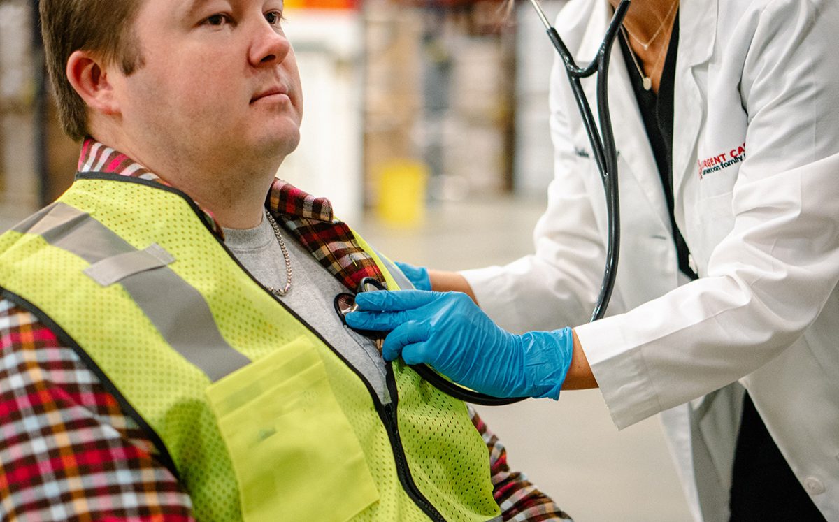 DOT Physical AFC Occupational Health Back Injury